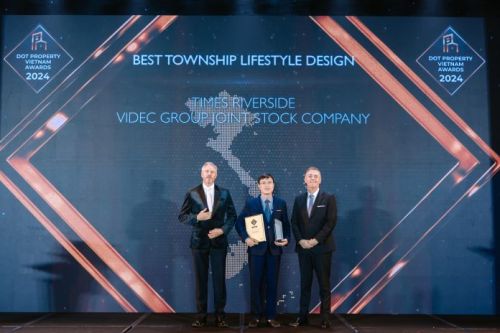 Times Riverside Trở Thành Dự Án Khu Đô Thị Có Thiết Kế Kiến Tạo Phong Cách Sống Đẹp Nhất Việt Nam 2024 Tại Dot Property Vietnam Awards 2024